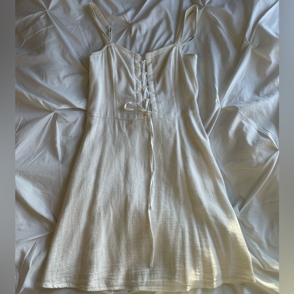 white dress